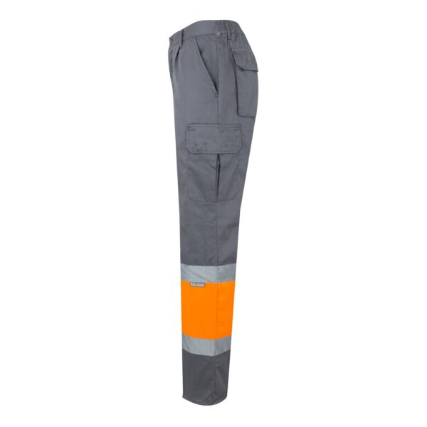 VL POSEIDON LARGE. Dvojfarebné keprové nohavice s viacerými vreckami (210 g/m²) z bavlny (20 %) a polyesteru (80 %)