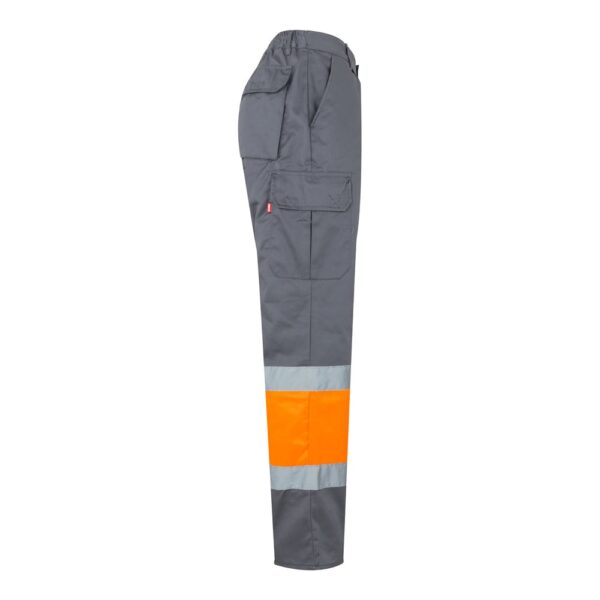 VL POSEIDON LARGE. Dvojfarebné keprové nohavice s viacerými vreckami (210 g/m²) z bavlny (20 %) a polyesteru (80 %)