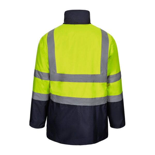 VL JUNO LARGE. Dvojfarebná parka 4 v 1 (180 g/m²) z polyesteru (100 %) s PU záterom