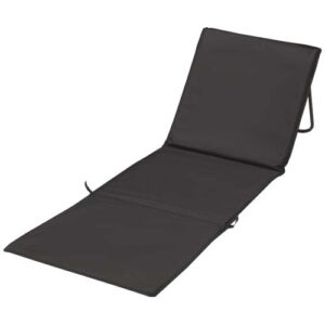 Plážové lehátko Serene - Čierna