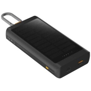 Xtorm XG2S101 Go2 solárna powerbanka 10 000 mAh 15 W so svetlom - Uhoľná