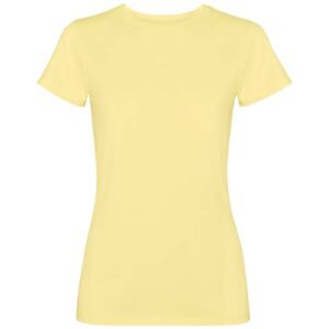 Fiyi dámske tričko s krátkym rukávom - Žltá, 2XL