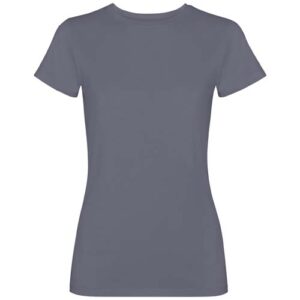 Fiyi dámske tričko s krátkym rukávom - Tmavosivá, 2XL