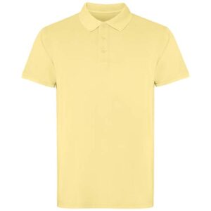 Cobain unisex polokošele s krátkym rukávom - Žltá, 3XL