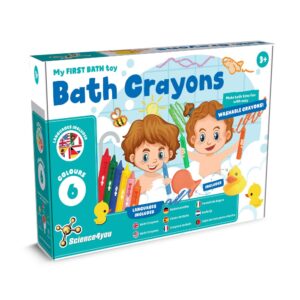 BATH CRAYONS. vzdelávacie hračky pre deti - Viacfarebná