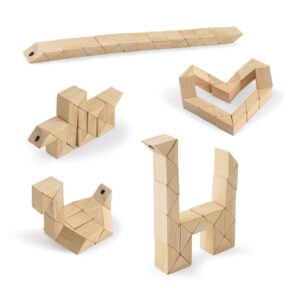 THINKO. Drevené puzzle s 24 dielikmi - Prírodná